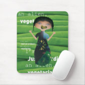 Warum nicht vegetarisch mousepad (Mit Mouse)