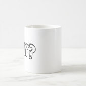 Warum? - Philosophische Witze und Zitate Kaffeetasse (Mittel)