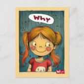 Warum? Postkarte (Vorderseite)