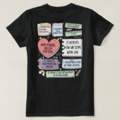 Warum psychische Gesundheit wichtig ist T-Shirt (Design Rückseite)