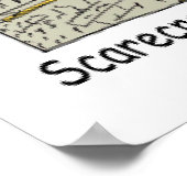 Warum Scarecrows Scheidung Funny Poster (Ecke)