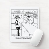 Warum Signature Legible des Doktors? Mousepad (Mit Mouse)