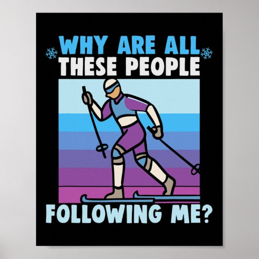 Warum sind all diese Menschen hinter mir her? Poster (Vorne)