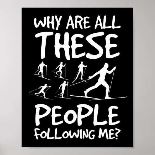 Warum sind all diese Menschen hinter mir her? Poster (Vorne)