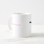 Warum sind Sie die wachen Leute? , www.damomma.com Kaffeetasse (Vorderseite Links)