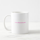 Warum sind Sie die wachen Leute? , www.damomma.com Kaffeetasse (Links)