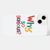 Warum so ernst? Case-Mate iPhone hülle (Rückseite (Horizontal))