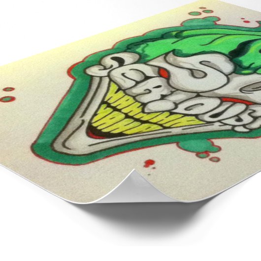 Warum so ernst? Joker Poster (Ecke)