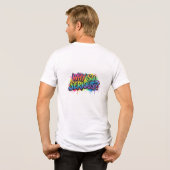 Warum so ernst Tri-Blend shirt (Rückseite voll)