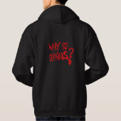 Warum so seriöser Klassiker Hoodie (Rückseite)