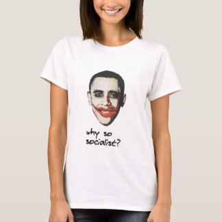 Warum so sozialistisches Autoaufkleberschwarzes T-Shirt