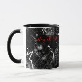"Warum so traurig?"-Tasse Tasse (Links)