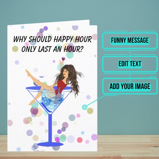 Warum sollte die glückliche Stunde nur einen Gebur Karte