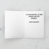 Warum sollte die glückliche Stunde nur einen Gebur Karte (Innenseite)