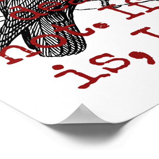 Warum sollte ich den Tod fürchten - Todesurteil Poster (Ecke)