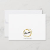 Warum sollten wir uns kümmern? RSVP karte (Rückseite)