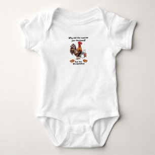 Warum trat der Hahn der Band bei? Für seinen Drums Baby Strampler