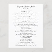 Warum tun wir das? | Brautparty Game (Rückseite)