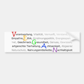 warum vegan? warum vegan? autoaufkleber