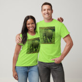 Warum verschobener Elefant 2 T-Shirt (Unisex)