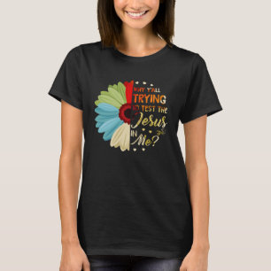 Warum versucht ihr alle, den Jesus in mir zu teste T-Shirt