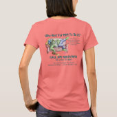 Warum warten, bis er es tut? T-Shirt (Rückseite)