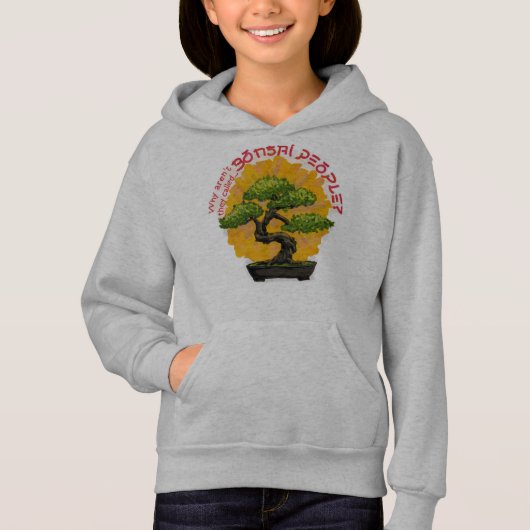 Warum werden sie nicht Bonsai People genannt? Hoodie (Vorderseite)