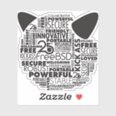 Warum wir FreeBSD 25th Anniversary Sticker Liebe (Blatt)