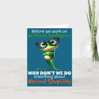 Warum wir vor der Arbeit keine künstliche Intellig Karte