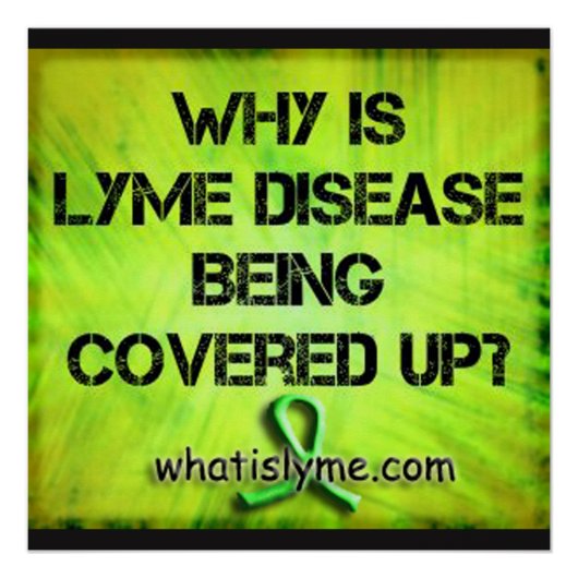 Warum wird die Lyme-Krankheit als Poster aufgedeck (Vorderseite)