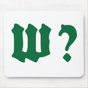 warum wo wann wer mousepad