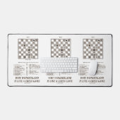 Warum Wonderland wie ein Schachspiel ist (Preface) Schreibtischunterlage (Tastatur & Maus)