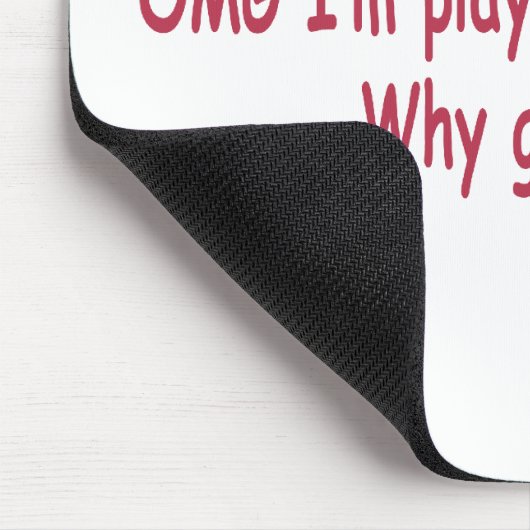 warum wow mousepad (Ecke)