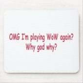 warum wow mousepad (Vorne)