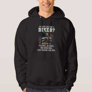 Warum wurde ich zum Motorradfahrer Motorrad Motocr Hoodie