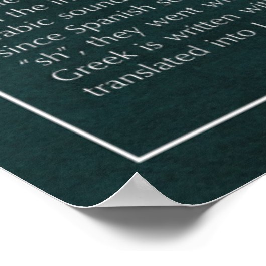 Warum X? Poster (Ecke)