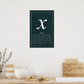 Warum X? Poster (Küche)