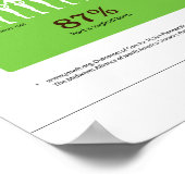 Warum Zuhause Birth Infographic 20" x 16" Poster (Ecke)