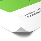 Warum Zuhause Birth? Infographic 36" x 24" Poster (Ecke)