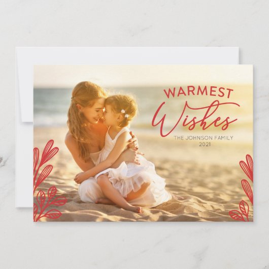Warwarest wishes Foto Card Einladung (Vorderseite)