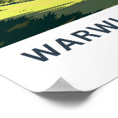 Warwick Castle England Poster (Ecke)