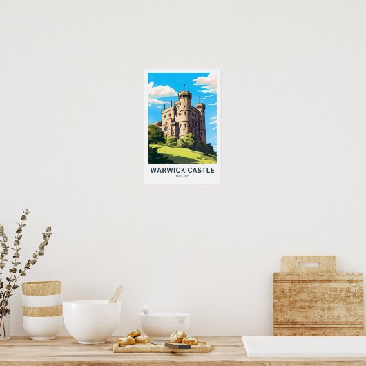 Warwick Castle England Poster (Küche)