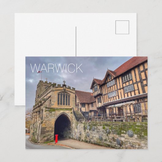 Warwick Feiertagspostkarte (Vorne/Hinten)