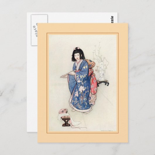 Warwick Goble Postkarte (Vorne/Hinten)