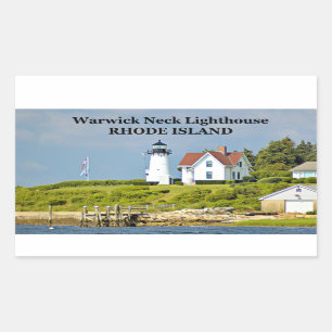 Warwick Hals-Leuchtturm, Rhode Island Aufkleber