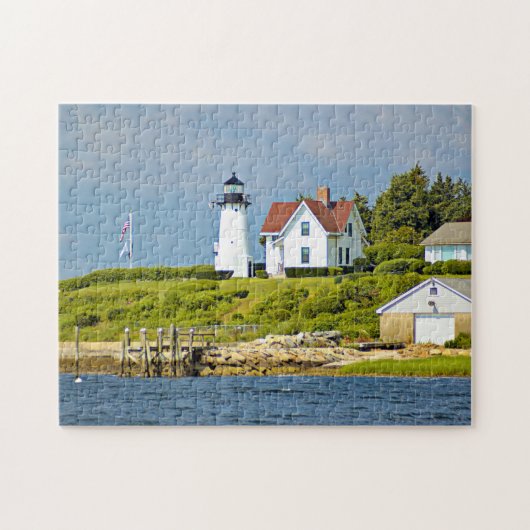 Warwick Hals-Leuchtturm, Rhode Island Puzzlespiel Puzzle (Horizontal)