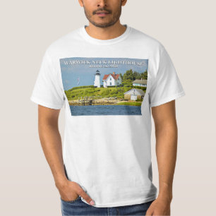 Warwick Hals-Leuchtturm, Rhode Island T - Shirt