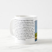 Warwick Hals-Leuchtturm, Rhode Island Tasse (Vorderseite Links)