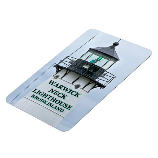 Warwick Neck Lighthouse, Rhode Island Flexi Magnet (Linke Seite)