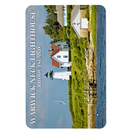 Warwick Neck Lighthouse, Rhode Island Flexi Magnet (Vertikal)